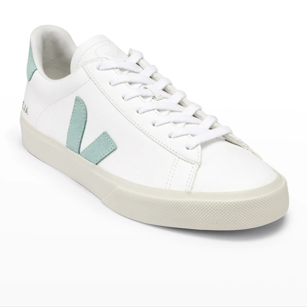 Veja Campo Extra White & Matcha Size 9 Womens White and Green Sneakers